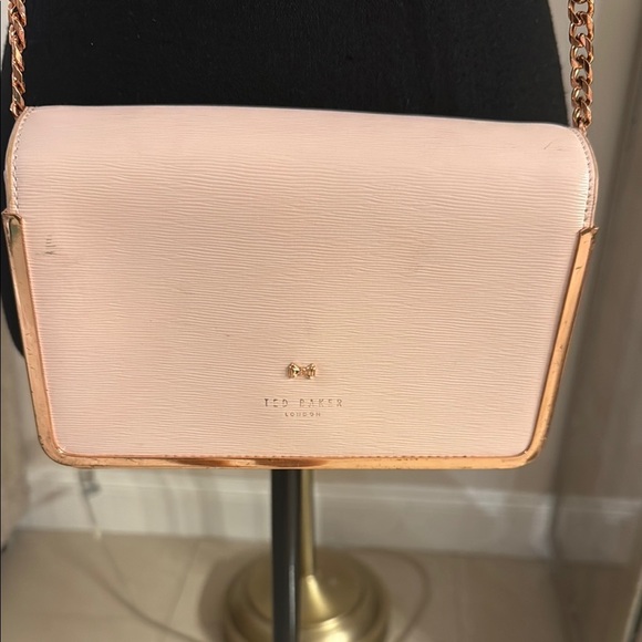 Ted Baker Pink and Tan Crossbody Bag - Picture 4 of 7